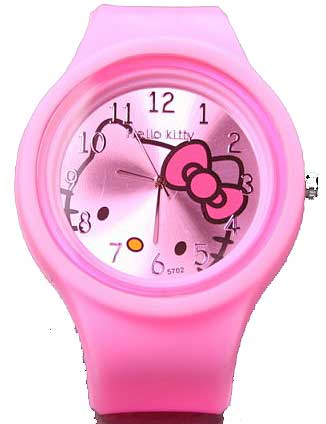 Hello Kitty Ručni časovnik 5708 silicone pink