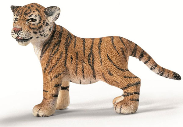 Schleich Divlje životinje - Mladunče Tigra, stoji 14371