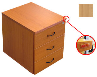 Sigma pokretna polica sa tri fioke u boji bukve