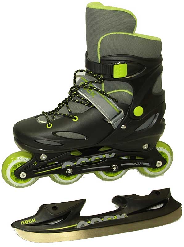 Rock Roleri i Klizaljke 2 u 1 Broj 30 - 33 Zelene  18-440