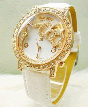 Hello Kitty Ručni časovnik 5705 white/gold