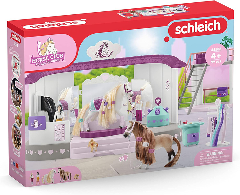 Schleich® Horse Club figurice - Salon za ulepšavanje konja 42588