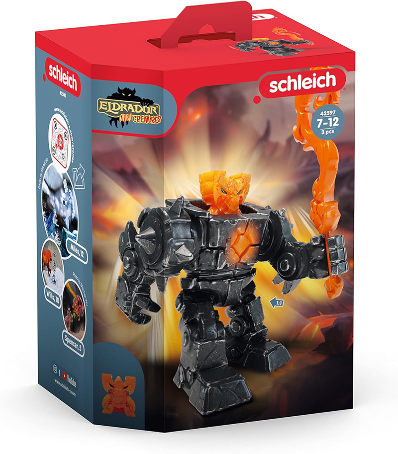 Schleich® Eldrador figurice - Lava Robot sa mini čudovištem 42597