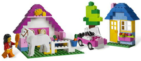 LEGO® Bricks and More Kocke - Velika Ružičasta Kutija Kocaka LE5560