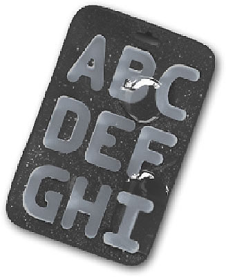 SuckUK Modla za led Alphabet 