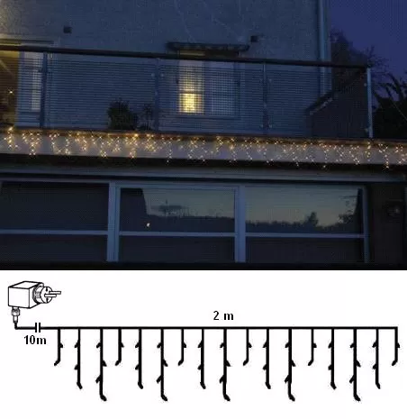 Novogodišnja svetleće ledenice - spoljna dekoracija