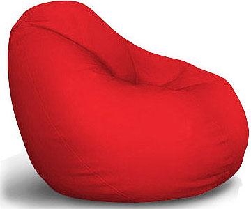 Fotelja Od Eko Kože Lazy Bag Crvena L - Image 1