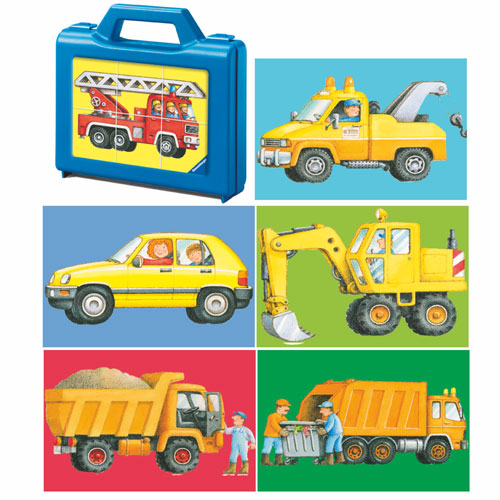 Ravensburger Puzzle Kocke Mašine i Vozila 01-074044