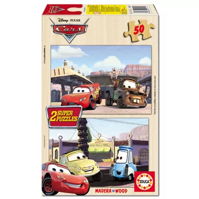 Educa Drveni Puzzle Disney Cars 2x50 ED13138