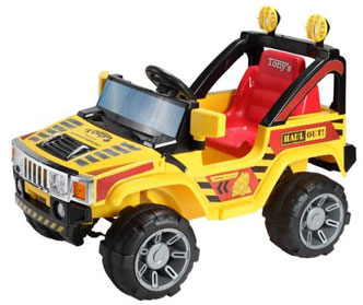 Džip na akumulator 205 - žuti