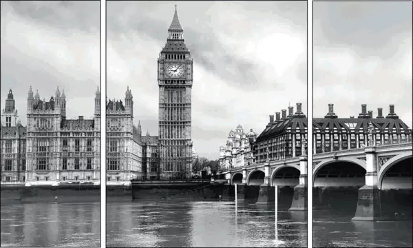 London - triptih