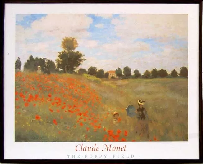 Claude Monet - The Poppy Field - (40/50 HPLN)