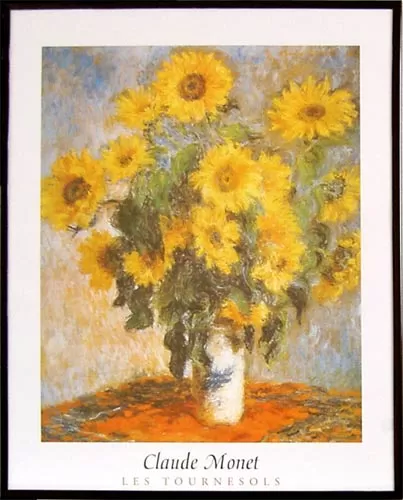 Claude Monet - Les Tournesols - (40/50 HPLN)