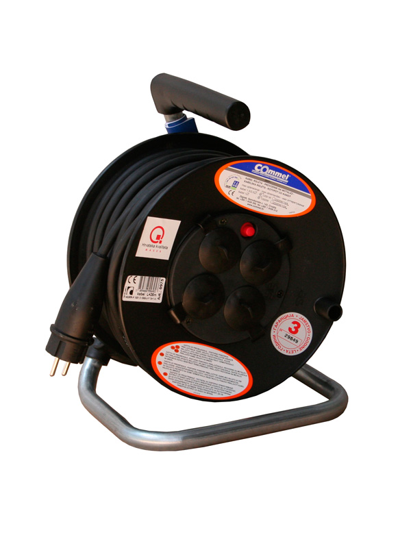 Kablovska motalica, PVC bubanj, H05RR-F, 3G2,5 - 25 m