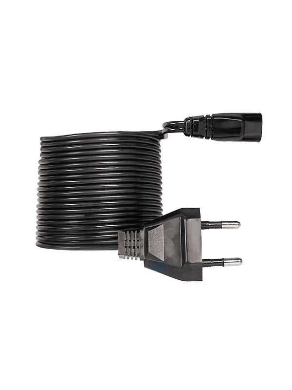 Priključni kabl za aparat za brijanje 0,2 A 250 V ~, 2 m, crni 