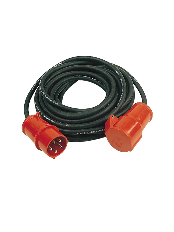 Produžni kabl s utikačem i natikačem CEE 400V, IP44, 10 m
