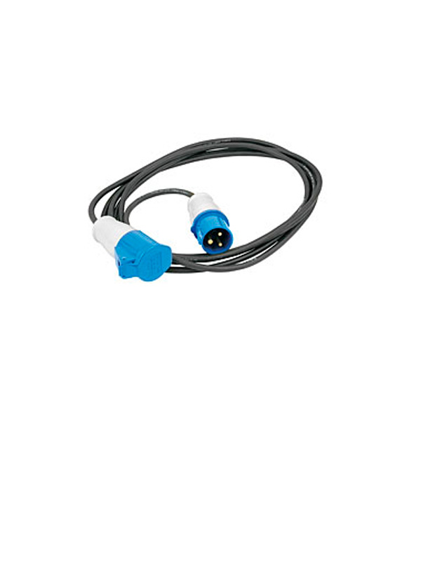 Produžni kabl s utikačem i natikačem CEE 250V H05RR-F, 20 m, crveni