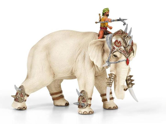 Schleich Svet Istorije - Moćni ratni Slon Sa Jahačem 70063