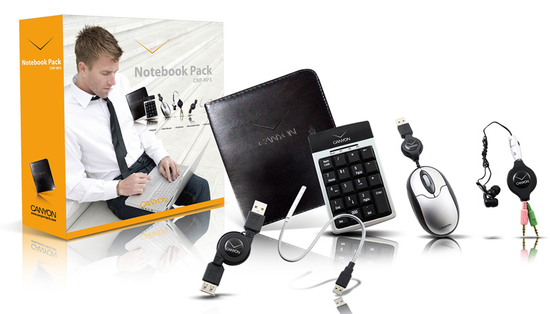 Canyon Notebook set za putovanja - CNP-NP3