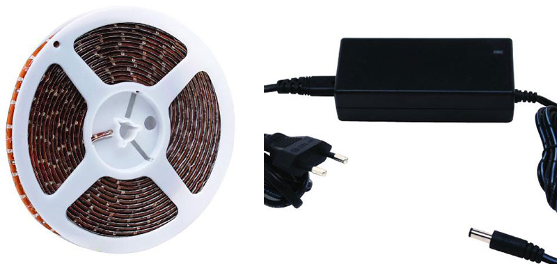 LED Unutrašnja Traka 5m sa strujnim adapterom
