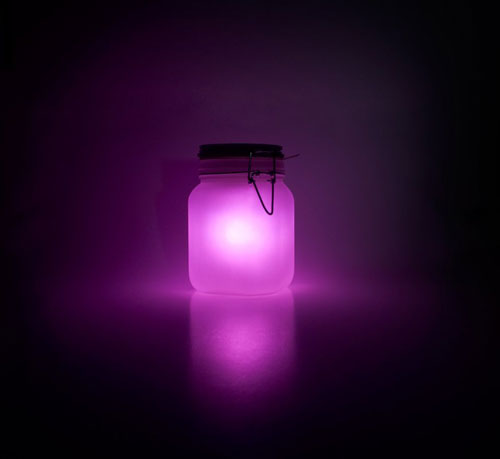 SuckUK Led noćno svetlo Sun Jar pink