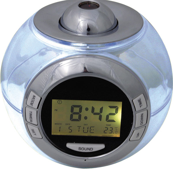 Roadstar digitalni sat sa projektorom vremena LAC-2500P