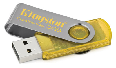 Kingston USB Flash Memorija DT101Y/8GB yellow