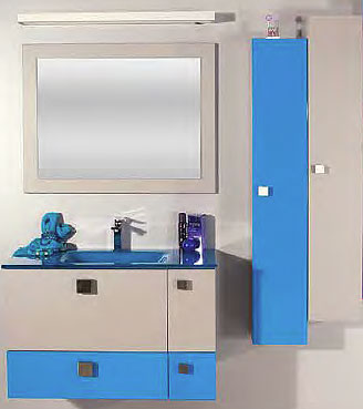 Roper Komplet kupatilskog nameštaja Aurora azzuro 900BX/900A3/vert