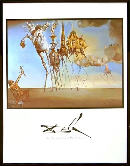 The Temptation of st. Anthony - Salvador Dali - (40/50 HPLN)