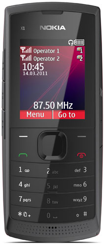Mobilni telefon DualSIM Nokia X1-01Dark Grey