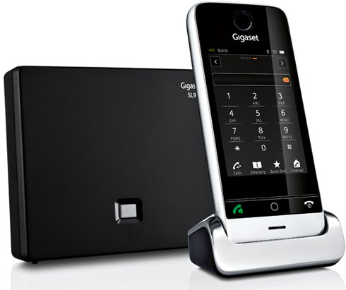 Bežični fiksni telefon Gigaset SL910  sa ekranom osetljivim na dodir