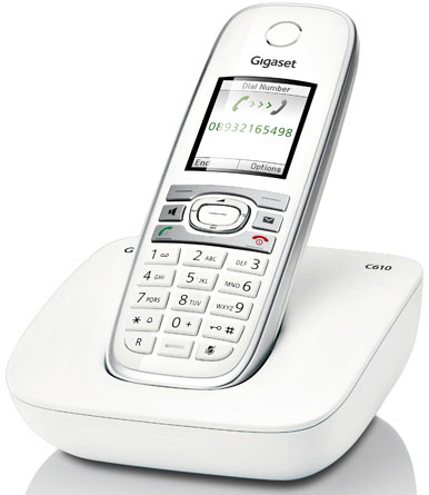 Bežični fiksni telefon Gigaset C610  SILKY WHITE Odobren za porodice