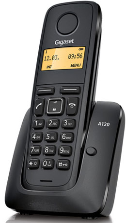 Bežični fiksni telefon Gigaset A 120 IM-EAST BLACK