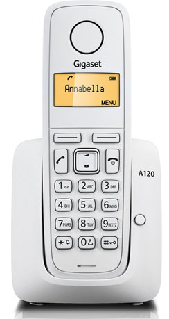Bežični fiksni telefon Gigaset A 120 WHITE