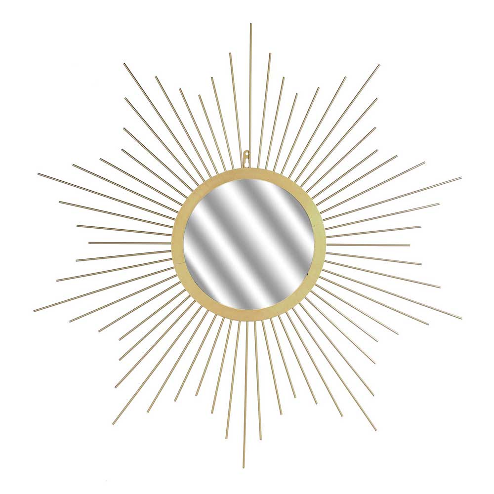 Žičano dekorativno zidno ogledalo Sunce 66cm