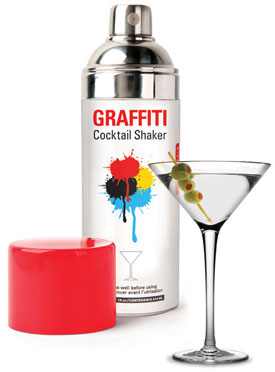 Kikkerland Šejker za koktele Graffiti BA06