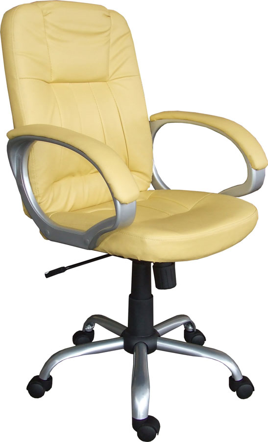 Kancelarijska Fotelja od eko Kože Noeud Žuta