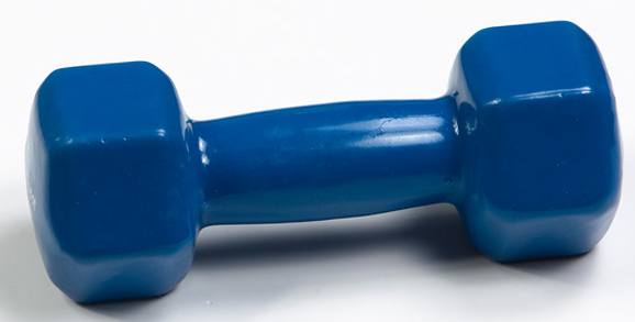 Jednoručni PVC teg 3KG