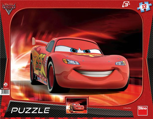 Puzzle 12 kom Cars 2 Lightning Mc Queen 303027