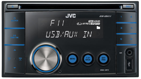 JVC Duble DIN USB Autoplejer KW-XR411EY