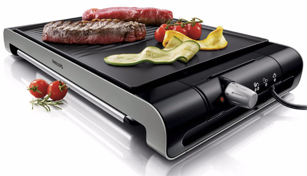 Philips Stoni roštilj sa rebrastom i ravnom pločom HD4419/20