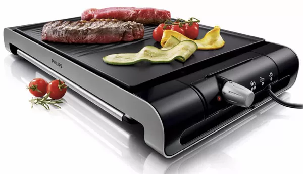 Philips Stoni roštilj sa rebrastom i ravnom pločom HD4419/20