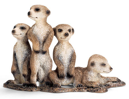 Schleich Divlje Životinje - Mladunci merkata (surikate) 14388