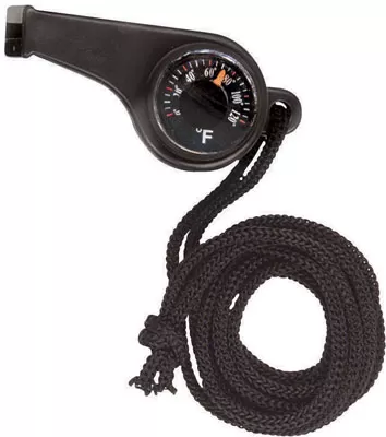 Pištaljka sa kompasom i termometrom Rothco