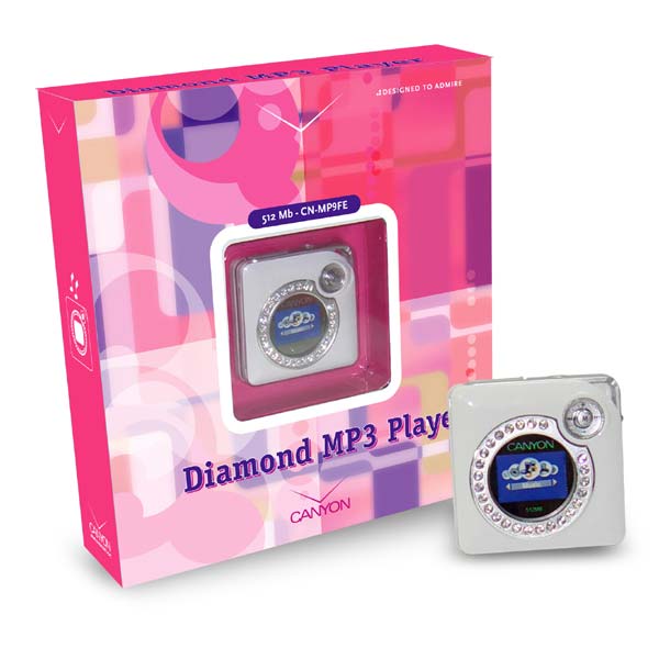 Canyon CN-MP9FE - Diamond MP3 Player