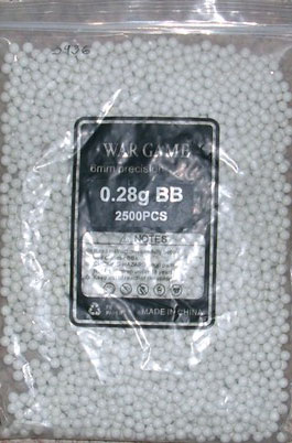 Kuglice 6mm/0.28gr 2500pcs