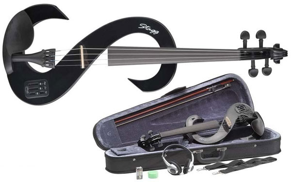 Stagg - Električna violina EVN 4/4 BK