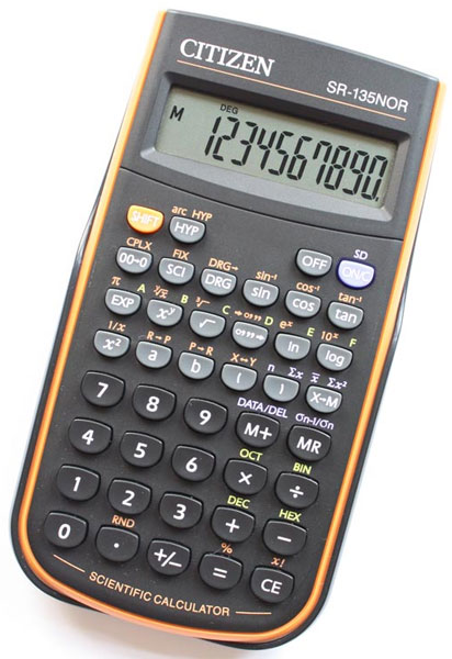 Citizen tehnički kalkulator 10 cifara SR-135NOR