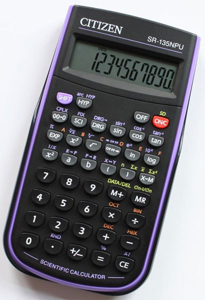 Citizen tehnički kalkulator 10 cifara SR-135NPU