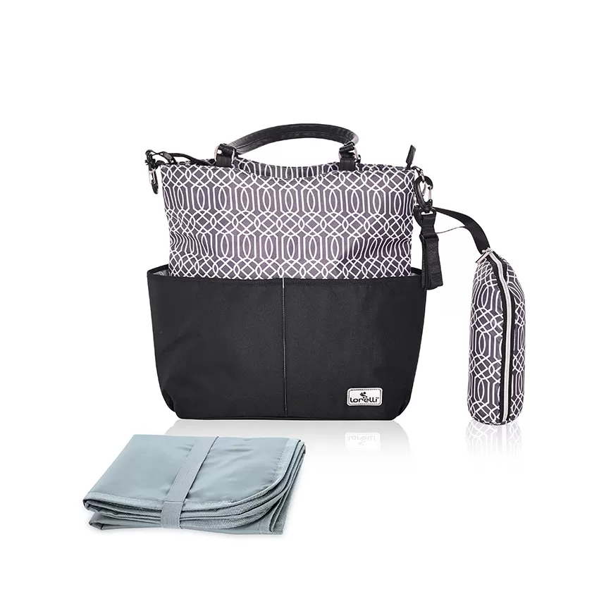 Lorelli Torba za mamine i bebine stvari Laura black 10040240002